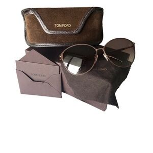 TOM FORD, SUNGLASSES TF320 28F, BROWN /GOLD.